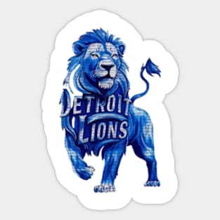 Detroit Lions Sticker